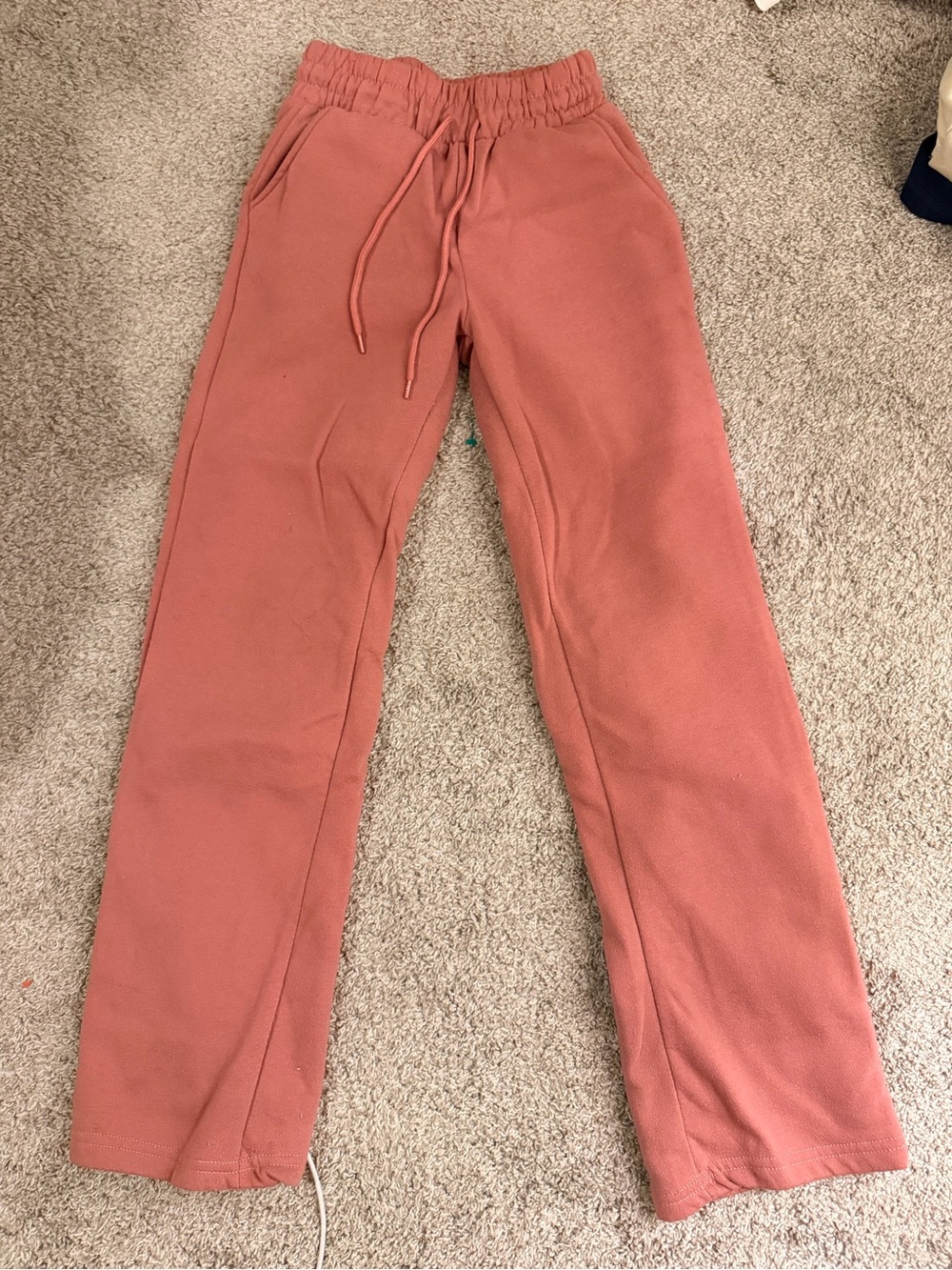 Cozy Drawstring Sweatpants in Dusty Rose